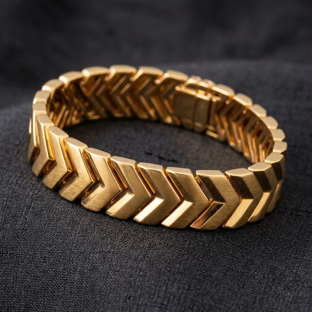 PAL JEWELS Contemporary Gold Bracelet